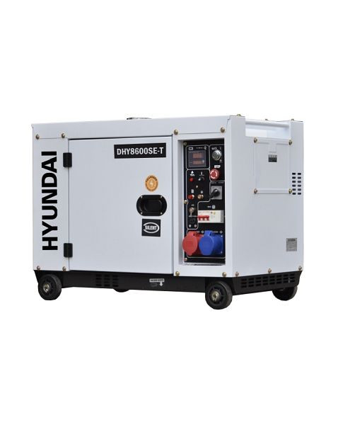 HYUNDAI Diesel Generator, Generator Max. Leistung: 7.9 kVA (400 V) / 6.0 kW (230 V), DHY8600SE-T D HYUNDAI Diesel Generator, Generator Max. Leistung: 7.9 kVA (400 V) / 6.0 kW (230 V), DHY8600SE-T D