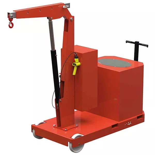 a1 Werkstattkran mit elektrischer Hubfunktion (1 Geschwindigkeit) – Max. Tragfähigkeit 1000 kg – Image 1