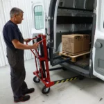 Geländestapler für Halbpaletten – Max. Hubhöhe 840 mm – Max. Tragfähigkeit 250 kg – Image 5