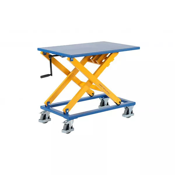 e1 Manueller Kurbelhubtisch – Max. Hubhöhe 1050 mm – Max. Tragfähigkeit 300 kg – Image 1