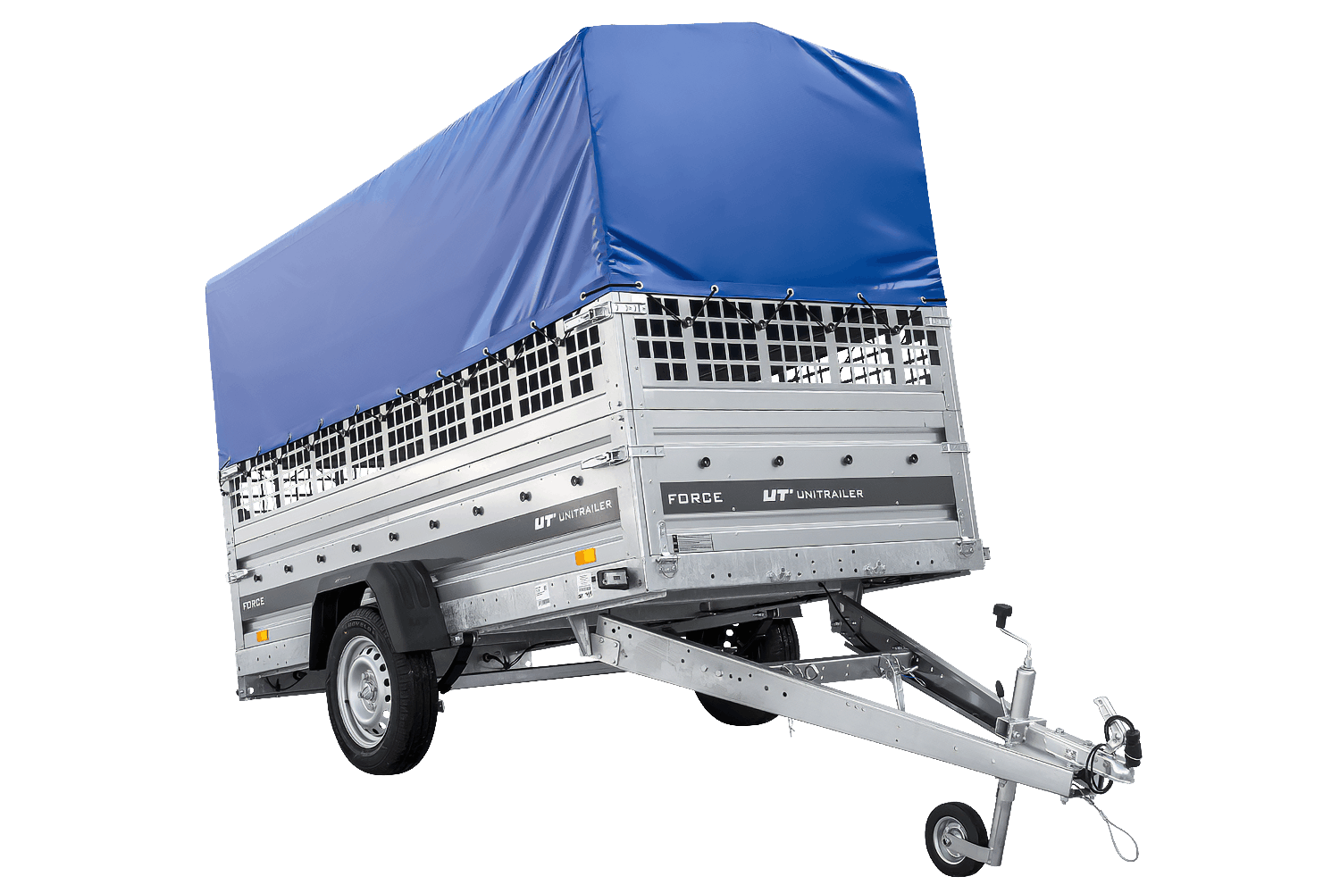 ger_pl_Autotransportanhanger-auf-Federn-264×125-UNITRAILER-FORCE-264-R-KIPP-mit-Gitterwanden-H-800-Rahmen-und-blauer-Plane-16208_6.png Autotransportanhänger auf Federn 264×125 UNITRAILER FORCE 264/R KIPP mit Gitterwänden, H-800 Rahmen – Image 1