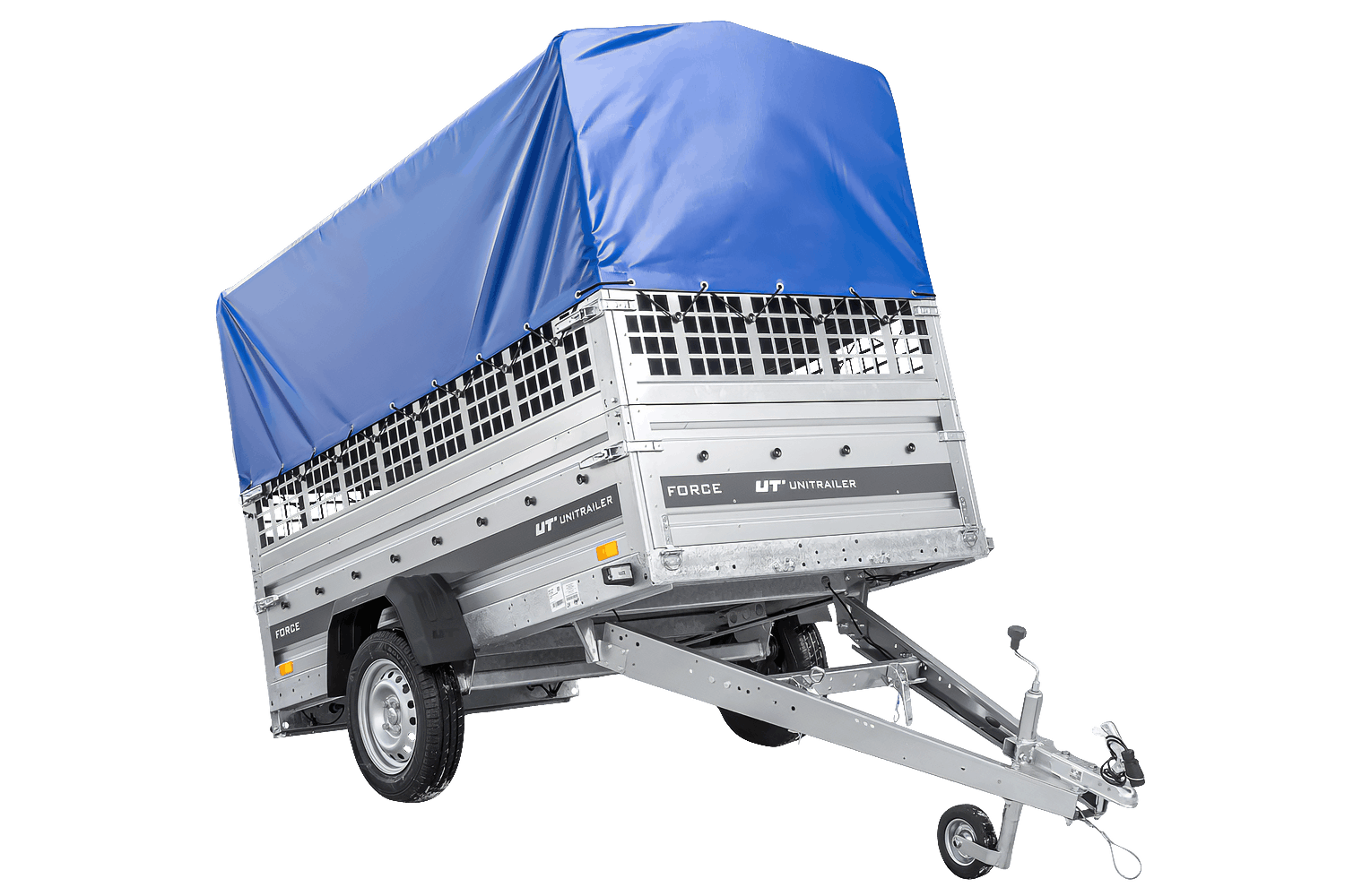 ger_pl_Einachsanhanger-230×125-UNITRAILER-FORCE-230-KIPP-mit-Gitterseitenwanden-H-0-Rahmen-und-blauer-Plane-16181_1.png Einachsanhänger 230×125 UNITRAILER FORCE 230 KIPP mit Gitterseitenwänden, H-0-Rahmen und blauer Plane – 80 cm breite blaue plane – Image 1
