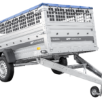 Einachsanhänger 264×125 UNITRAILER FORCE 264 KIPP mit Gitterwänden, H-0-Rahmen
