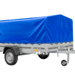 Einachsiger Anhänger auf Blattfedern 264×150 UNITRAILER GARDEN 265/R KIPP mit H-800 Rahmen