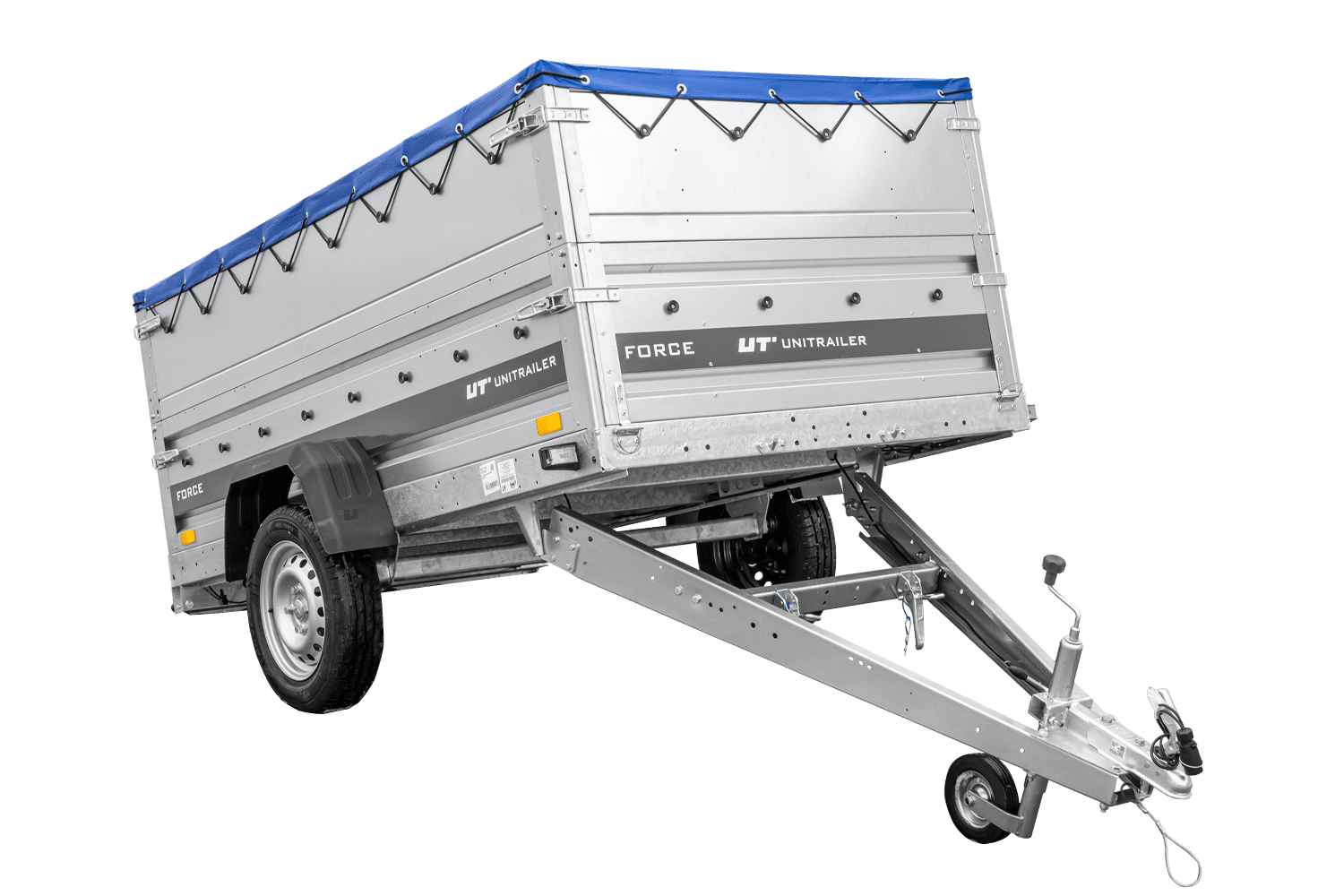 ger_pl_Leichter-Anhanger-230×125-UNITRAILER-FORCE-230-KIPP-mit-BIS-Seitenwanden-H-0-Rahmen-und-blauer-Plane-16174_1.png Leichter Anhänger 230×125 UNITRAILER FORCE 230 KIPP mit BIS-Seitenwänden, H-0-Rahmen – Image 1