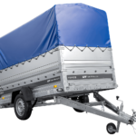 Leichter Anhänger auf Blattfedern 264×125 UNITRAILER FORCE 264/R KIPP mit BIS-Seitenwänden, H-800-Rahmen