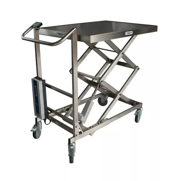 i1 Elektrischer Edelstahl-Hubtisch – Edelstahl-Plattform – Max. Tragfähigkeit 100 kg – Image 1
