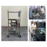 Elektrischer Edelstahl-Hubtisch – Edelstahl-Plattform – Max. Tragfähigkeit 100 kg – Image 4