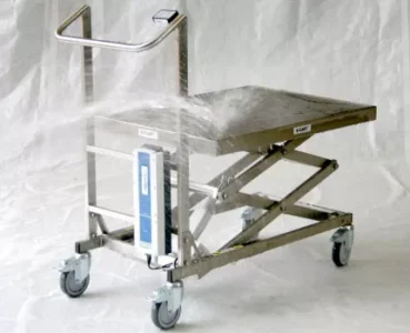 Elektrischer Edelstahl-Hubtisch – Edelstahl-Plattform – Max. Tragfähigkeit 100 kg – Image 6