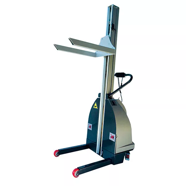 o1 Halbelektrischer Stahl-Stapler – Max. Hubhöhe 2000 mm – Max. Tragfähigkeit 200 kg – Image 1