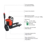 Elektrischer Wiegehubwagen – Max. Tragfähigkeit 1500 kg – Image 3
