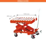 Hubtisch mit Rollentisch – Max. Hubhöhe 1000 mm – Max. Tragfähigkeit 500 kg – Image 3