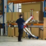 Werkstattkran mit Plattform – Max. Hubhöhe 1550 mm – Max. Tragfähigkeit 120 kg – Image 5