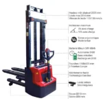 Elektrischer Stapler – Max. Hubhöhe 3514 mm – Max. Tragfähigkeit 1200 kg – Image 3
