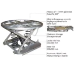 Galvanisierter Hubtisch mit konstanter Niveauregulierung – Max. Hubhöhe 680 mm – Max. Tragfähigkeit 2000 kg – Image 3