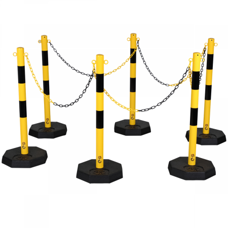 t1 Begrenzungsset mit Pfosten und Kette – Image 1