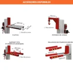 Manueller Hochhubstapler – Hubhöhe 5,00 m – Max. Tragfähigkeit 300 kg – Image 6